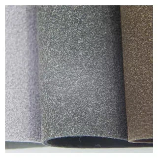 Kuum müük flokeeriva taustakujundaja faux nahk PU sünteetiline nahast kangas kingade valmistamiseks