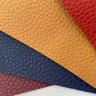 Kriimustuskindel faux nahk keskkonnasõbralik hõõrdumiskindlane litchi teravilja imitatsioon nahk turvatoolide kangas