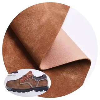 Hulgimüük kohandatud kunstlik faux pu nahast kangas harjatud yangbuck nubucki kangad kingad, mis valmistavad meeste kingade jaoks materjali